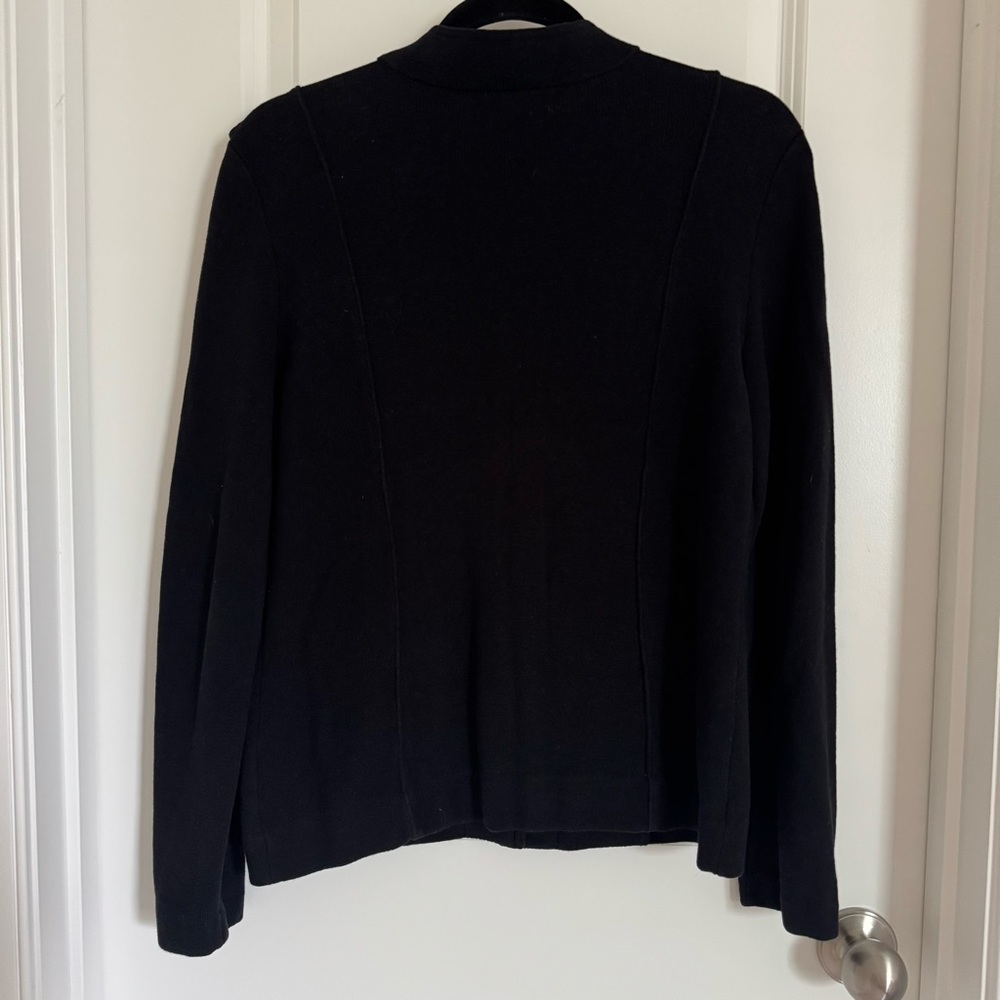 Lauren Ralph Lauren Black Jacket with Gold Accents, P/M - Picture 2 of 13